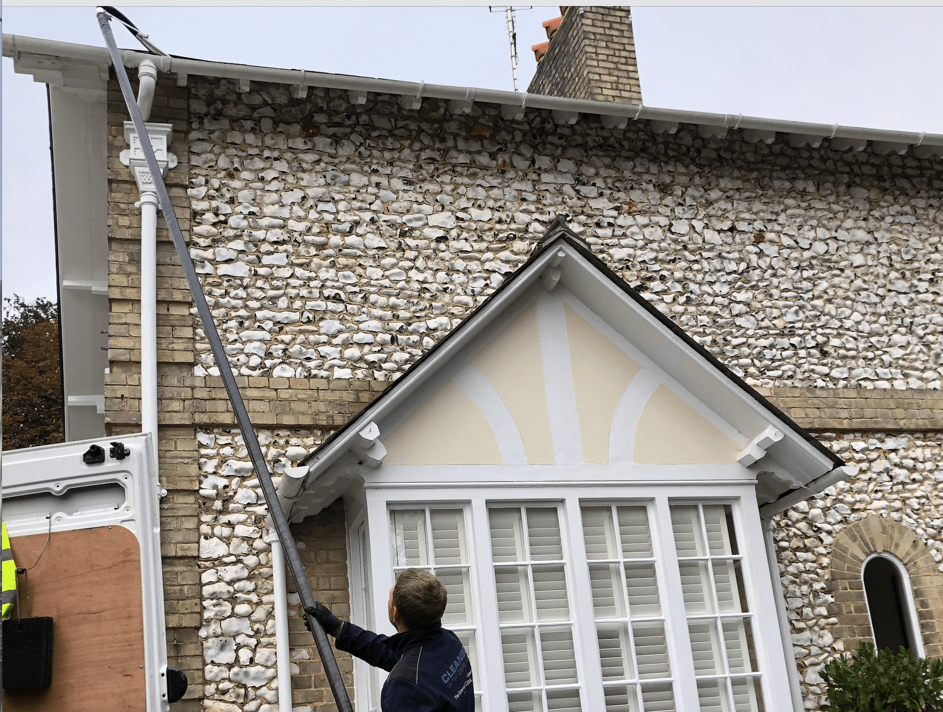 Professional gutter cleaning tools and equipment used by The Roof Moss Cleaners in Cobham